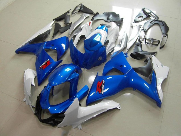 2009-2016 Blue and White OEM Style GSXR 1000 Motorcycle Fairing 2009-2016 Blue and White OEM Style GSXR 1000 Motorcycle Fairing