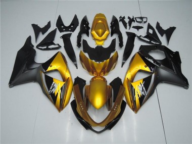 2009-2016 Golden Black GSXR 1000 Motorcycle Fairings