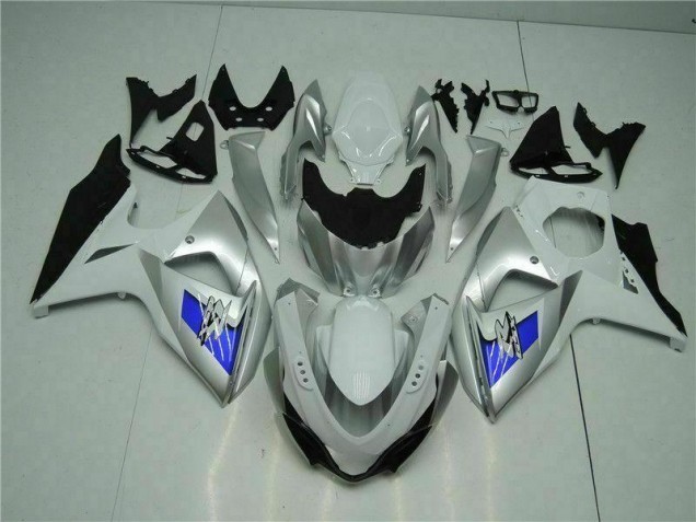 2009-2016 Silver White GSXR 1000 Motorcycle Fairings 2009-2016 Silver White GSXR 1000 Motorcycle Fairings