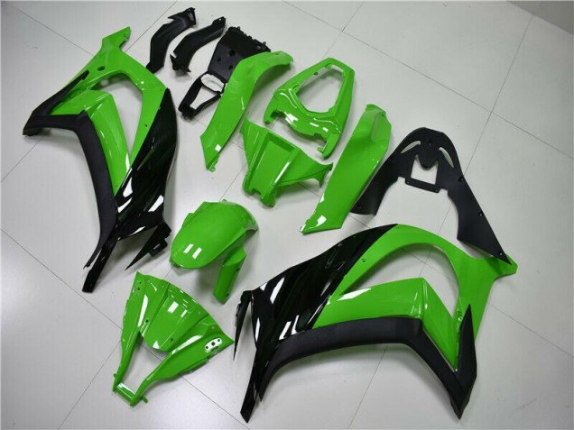2011-2015 Green Black ZX10R Motorcycle Bodywork