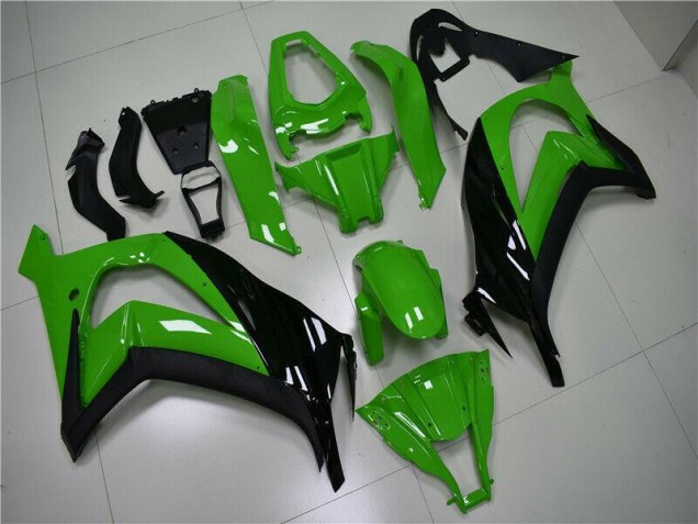 2011-2015 Green Black ZX10R Motorcycle Bodywork