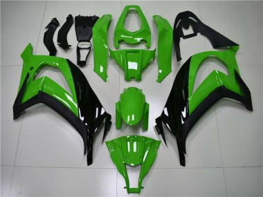 2011-2015 Green Black ZX10R Motorcycle Bodywork