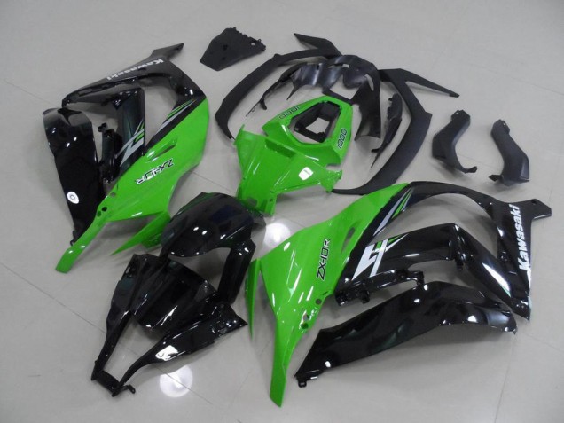 2011-2015 Green and Black ZX10R Motorcycle Fairings 2011-2015 Green and Black ZX10R Motorcycle Fairings