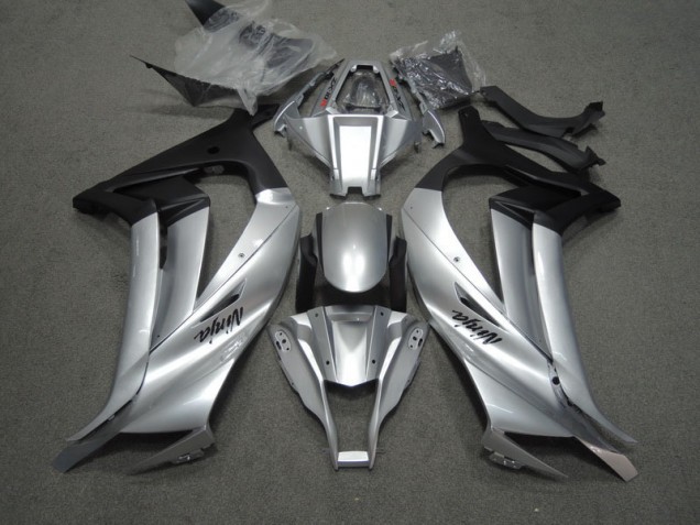 2011-2015 Silver Black Ninja ZX10R Motorcycle Fairings 2011-2015 Silver Black Ninja ZX10R Motorcycle Fairings