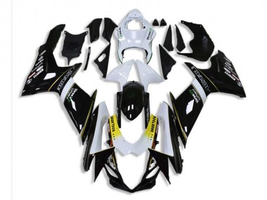 2011-2021 Black White GSXR 600/750 Motorcycle Fairings