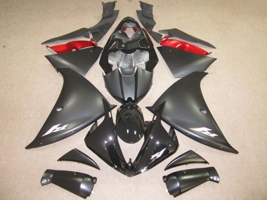 2012-2014 Black White Decal YZF R1 Motorcycle Fairings