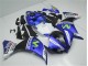 2012-2014 Blue White Black YZF R1 Motorcycle Fairings 2012-2014 Blue White Black YZF R1 Motorcycle Fairings
