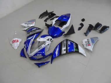 2012-2014 Blue White YZF R1 Motorcycle Fairing