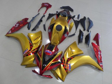 2012-2016 Gold and Dark Red CBR1000RR Motorcycle Fairings