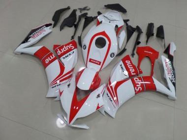2012-2016 Red and White Supreme CBR1000RR Motorcycle Fairings