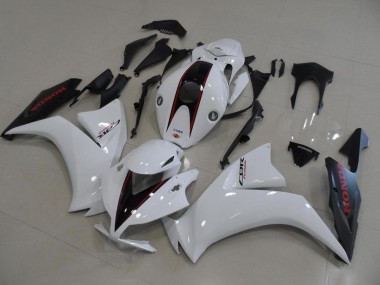 2012-2016 White and Matte Black OEM Style CBR1000RR Motorcycle Fairings