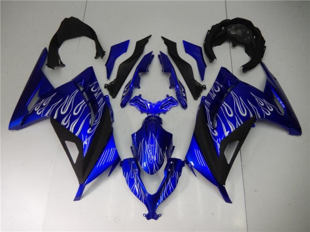2013-2016 Blue White Black EX300 Motorcycle Fairings