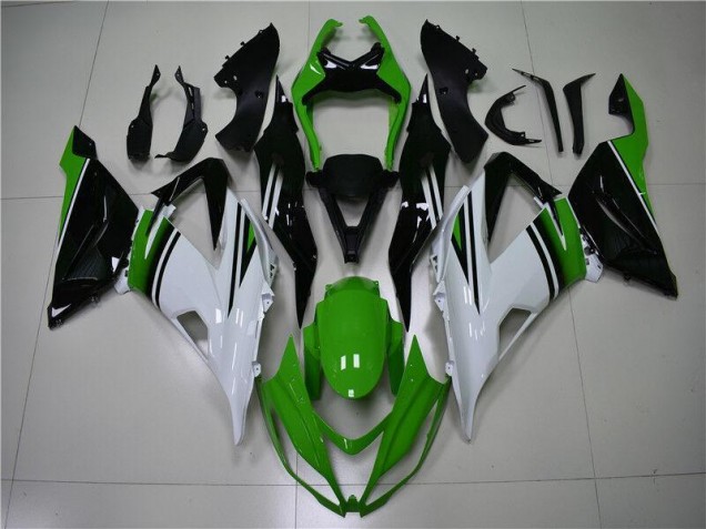 2013-2018 Green White Black ZX6R Motorcycle Fairings 2013-2018 Green White Black ZX6R Motorcycle Fairings