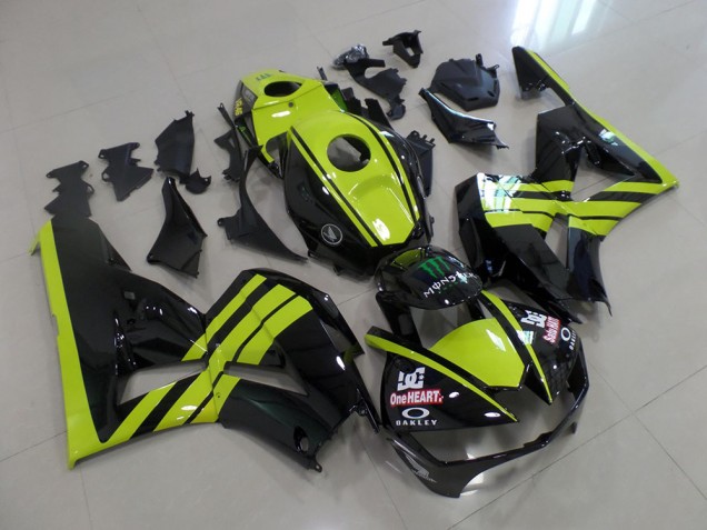 2013-2021 Green Black CBR600RR Motorcycle Fairings 2013-2021 Green Black CBR600RR Motorcycle Fairings