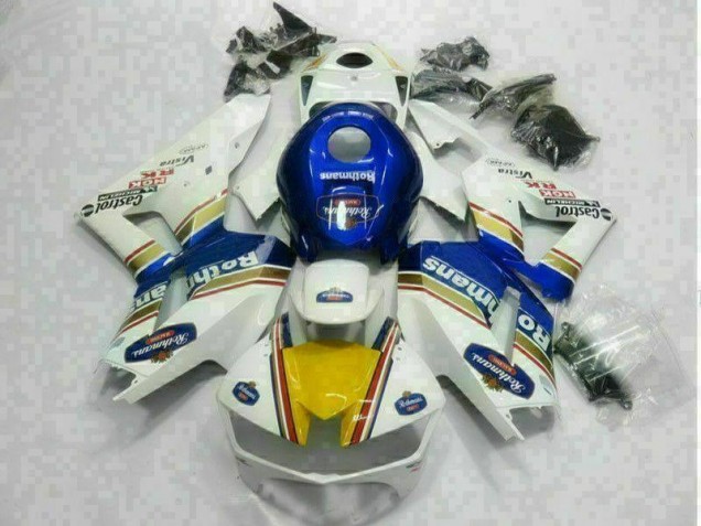2013-2021 White Blue CBR600RR Motorcycle Fairings 2013-2021 White Blue CBR600RR Motorcycle Fairings