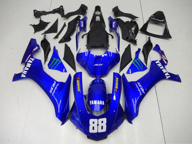 2015-2019 Blue Monster 88 YZF R1 Motorcycle Fairings 2015-2019 Blue Monster 88 YZF R1 Motorcycle Fairings