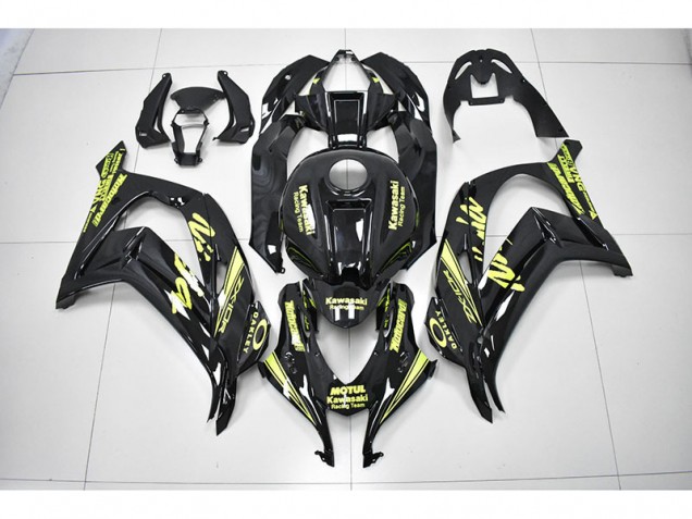 2016-2019 Black Yellow Racing Team Ninja ZX10R Motorcycle Fairings 2016-2019 Black Yellow Racing Team Ninja ZX10R Motorcycle Fairings