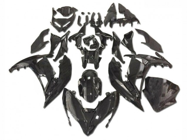 2017-2019 Glossy Black EX650 Motorcycle Fairings 2017-2019 Glossy Black EX650 Motorcycle Fairings